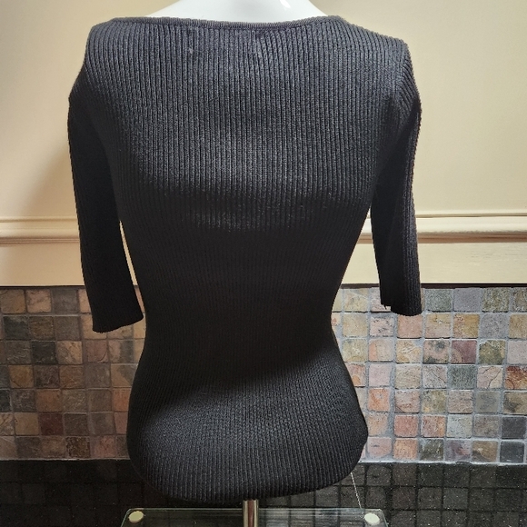 Philosophy Black Women's Sweater NWOT - Picture 4 of 5